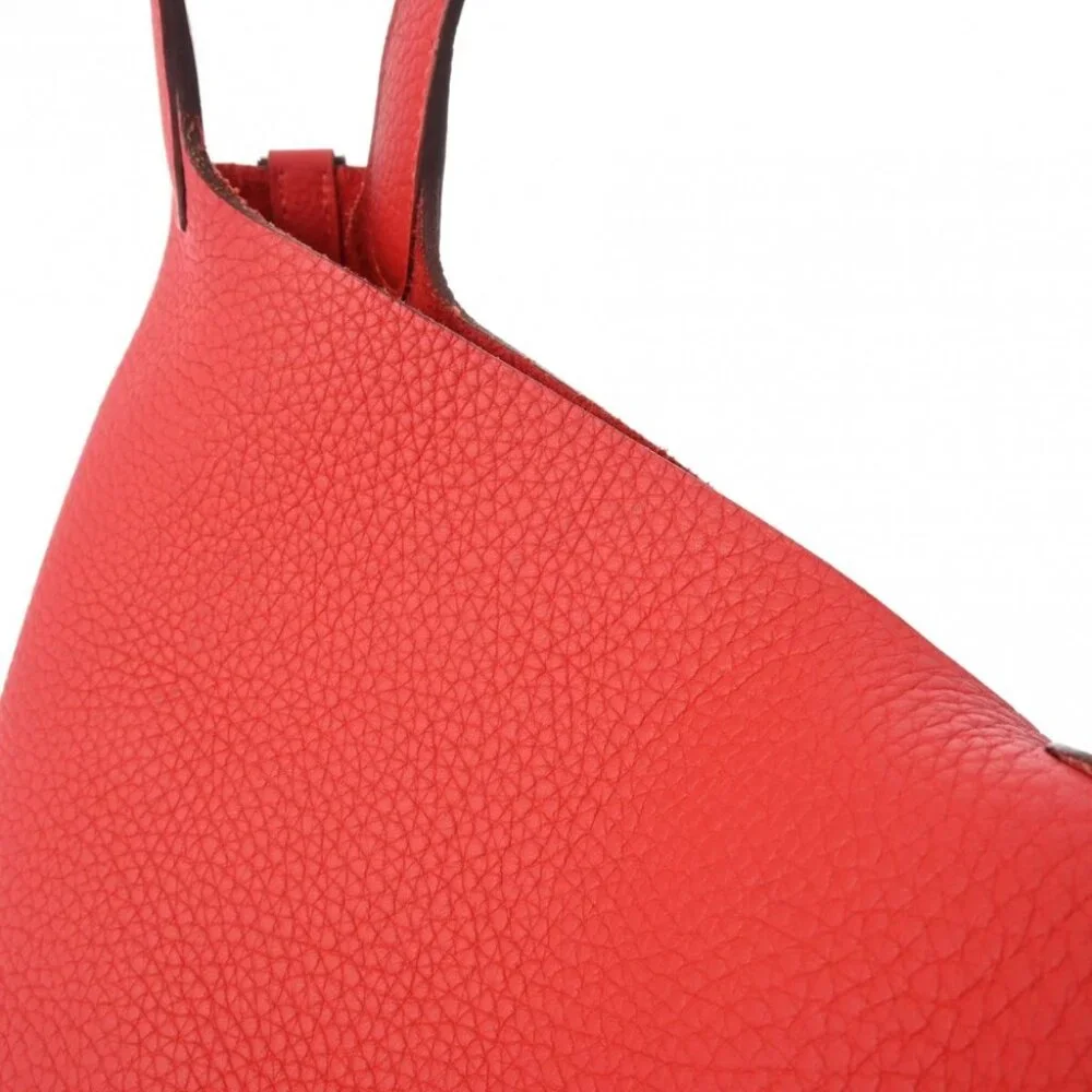 HERMES Picotan Lock MM Rouge casaque hand bag - Picture 7 of 12